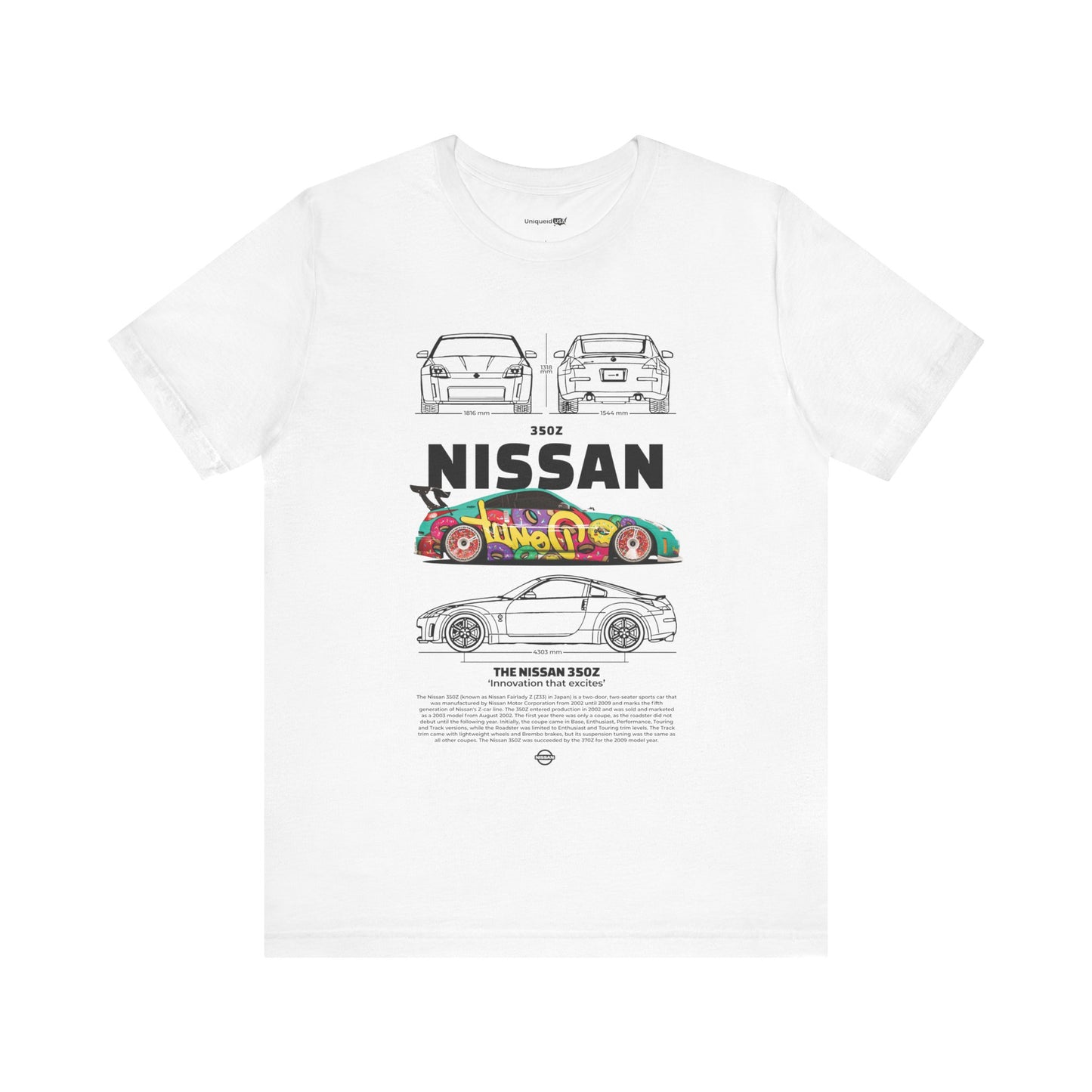 NISSAN 350z a Unisex Jersey Short Sleeve Tee