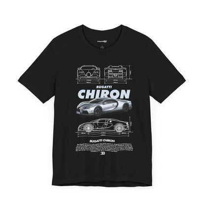 BUGATTI CHIRON v2 Unisex Jersey Short Sleeve Tee