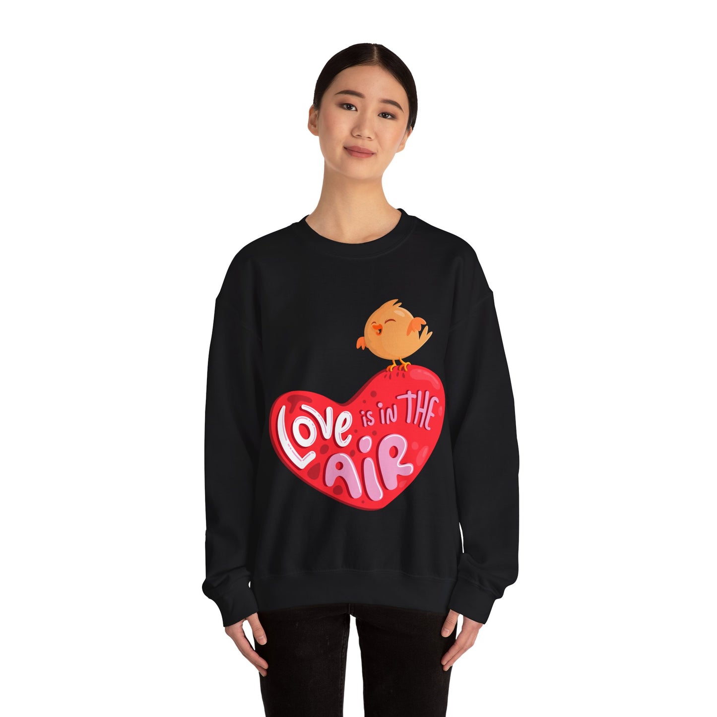 Love Is In The Air Unisex Heavy Blend™ Crewneck Sweatshirt