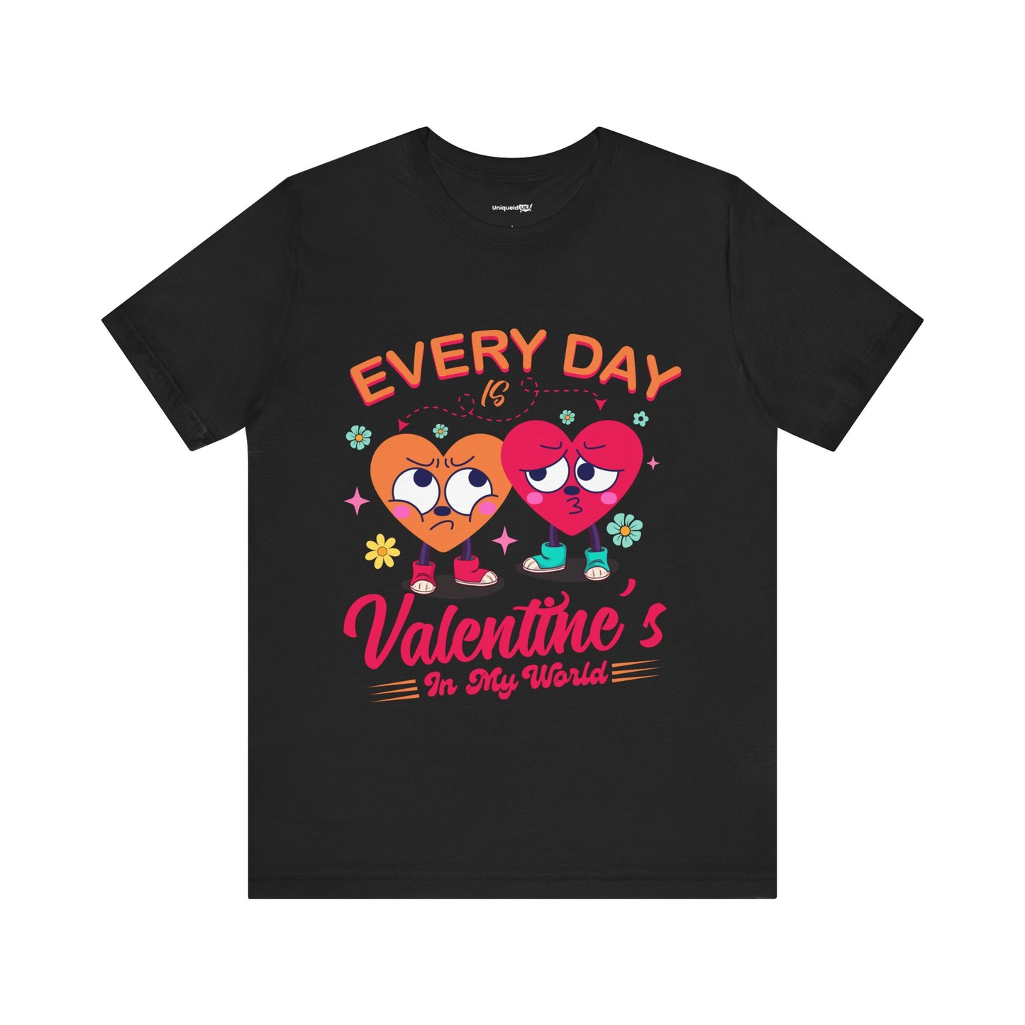 Every Day Valentine's In My World Unisex Jersey Short Sleeve Tee