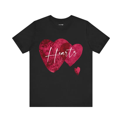 Hearts Unisex Jersey Short Sleeve Tee