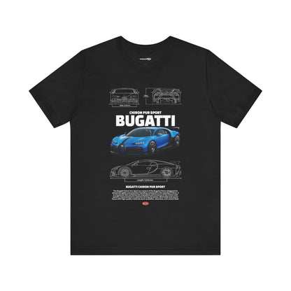 BUGATTI CHIRON PUR SPORT Unisex Jersey Short Sleeve Tee