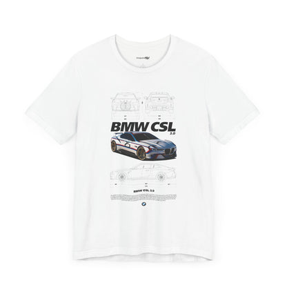 BMW CSL Unisex Jersey Short Sleeve Tee