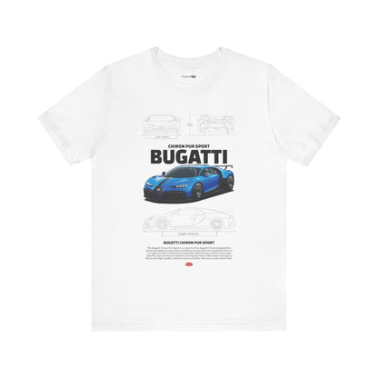 BUGATTI CHIRON PUR SPORT Unisex Jersey Short Sleeve Tee