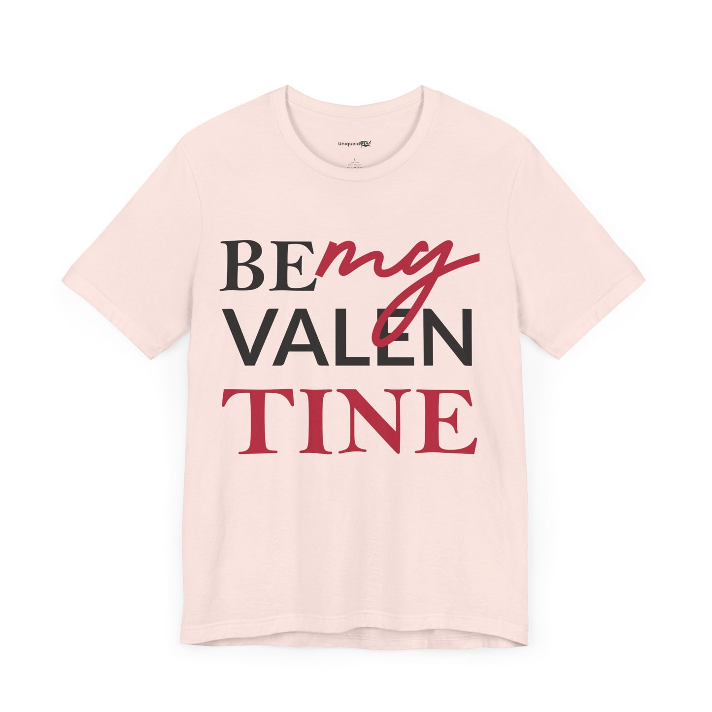 Be My Valentine Black Unisex Jersey Short Sleeve Tee