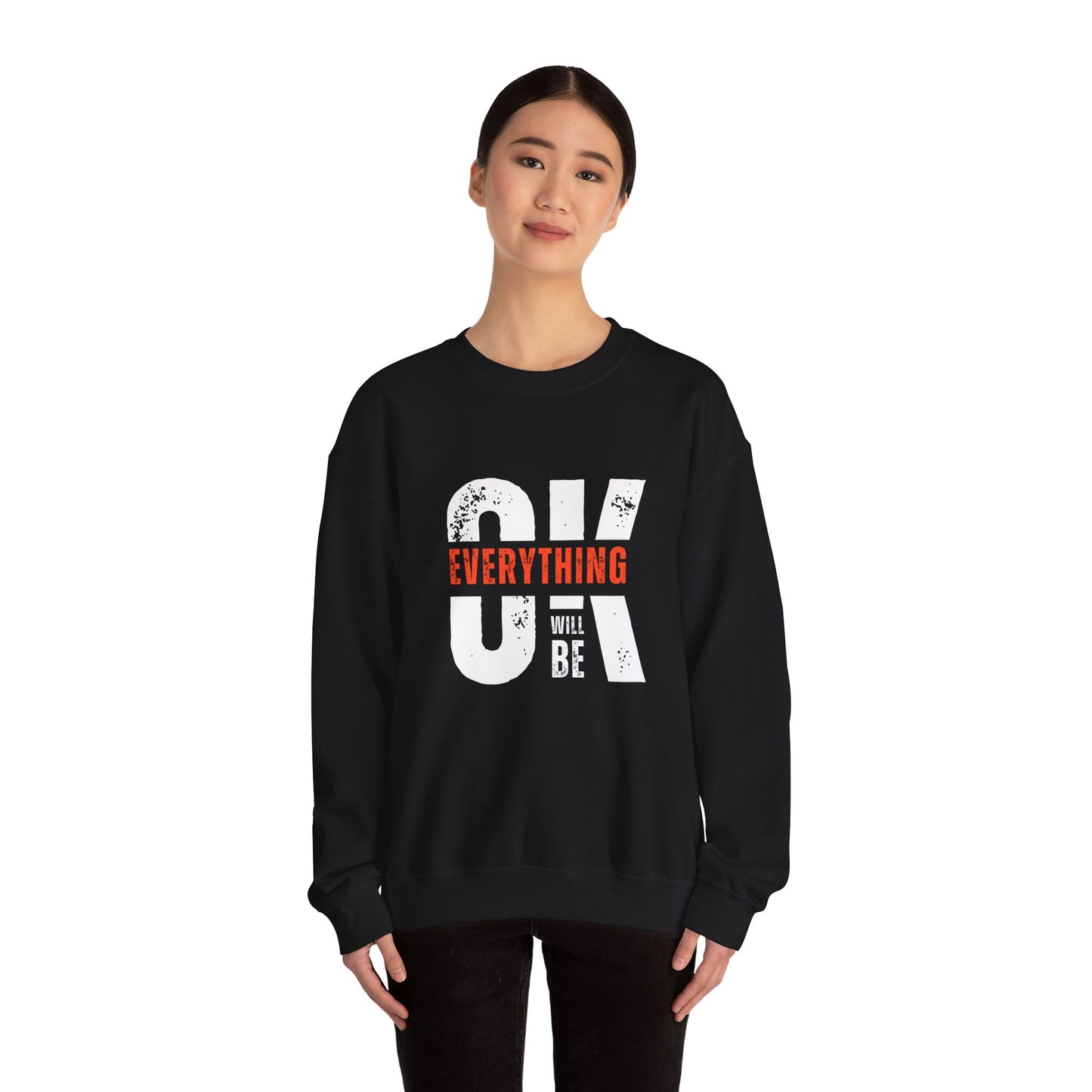 Everything Will Be OK Unisex Heavy Blend™ Crewneck Sweatshirt