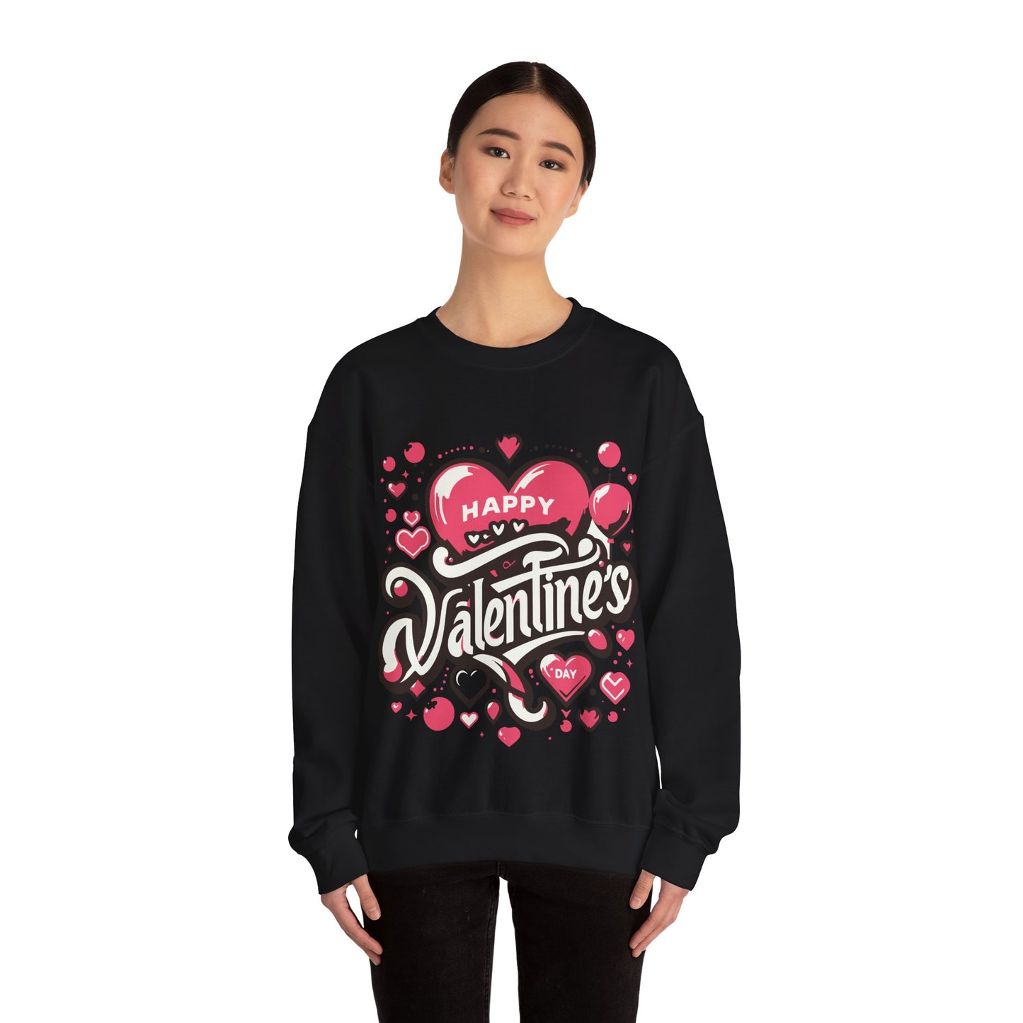 Happy Valentine's Day Unisex Heavy Blend™ Crewneck Sweatshirt