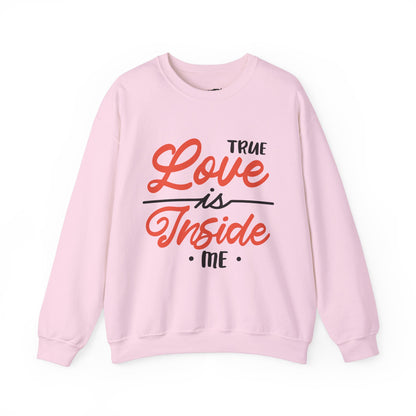 True Love Is Inside Me Unisex Heavy Blend™ Crewneck Sweatshirt