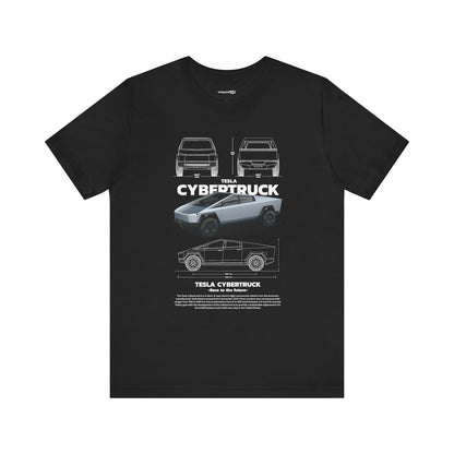 TESLA CYBERTRUCK Unisex Jersey Short Sleeve Tee