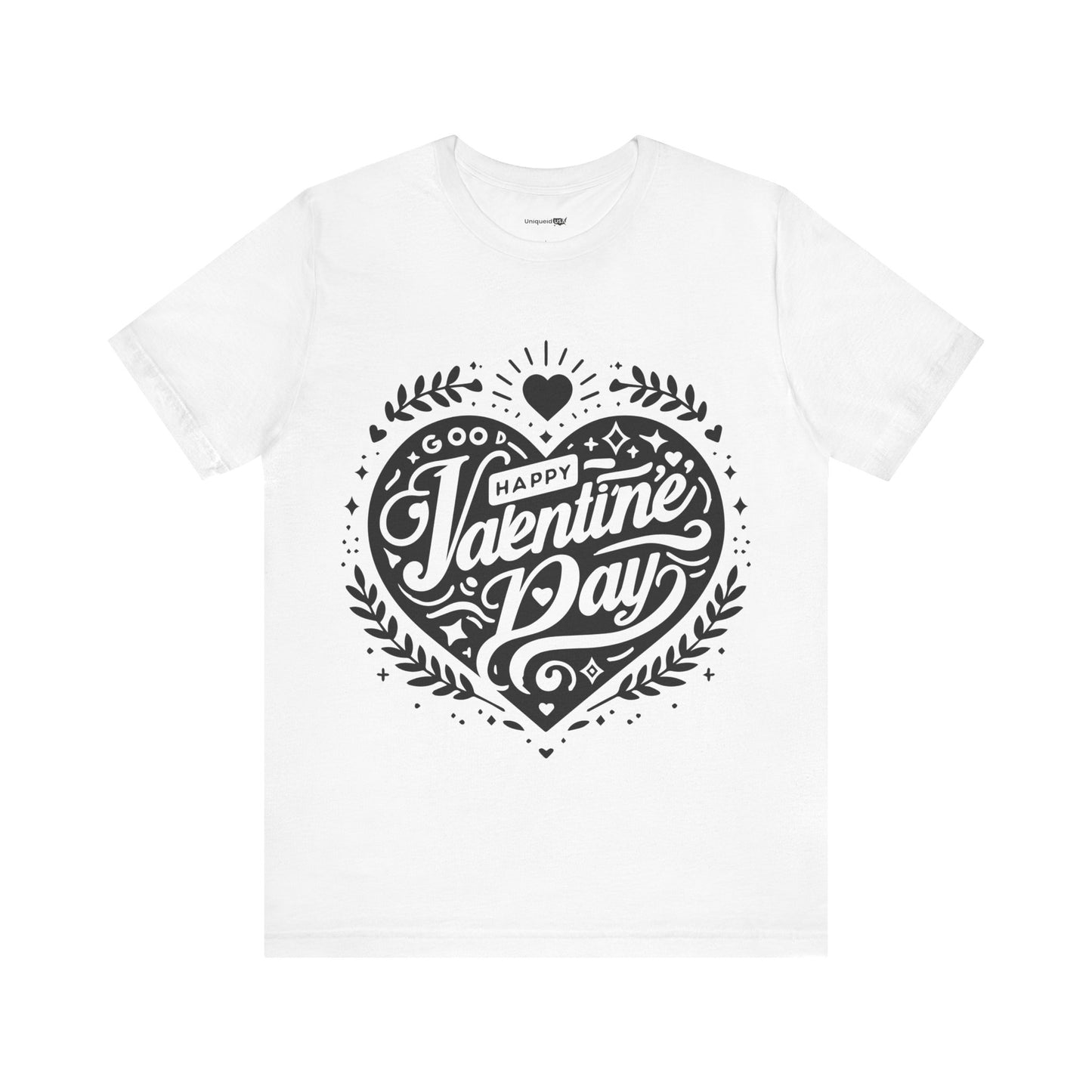 Happy Valentine's Day Unisex Jersey Short Sleeve Tee