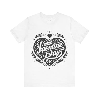 Happy Valentine's Day Unisex Jersey Short Sleeve Tee