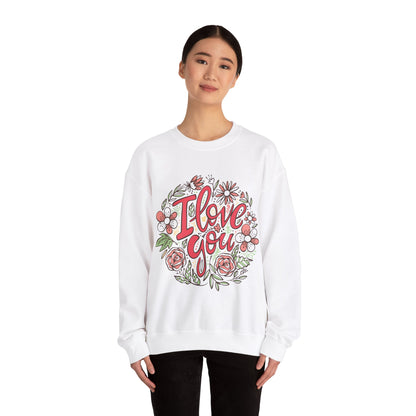 I Love You Unisex Heavy Blend™ Crewneck Sweatshirt