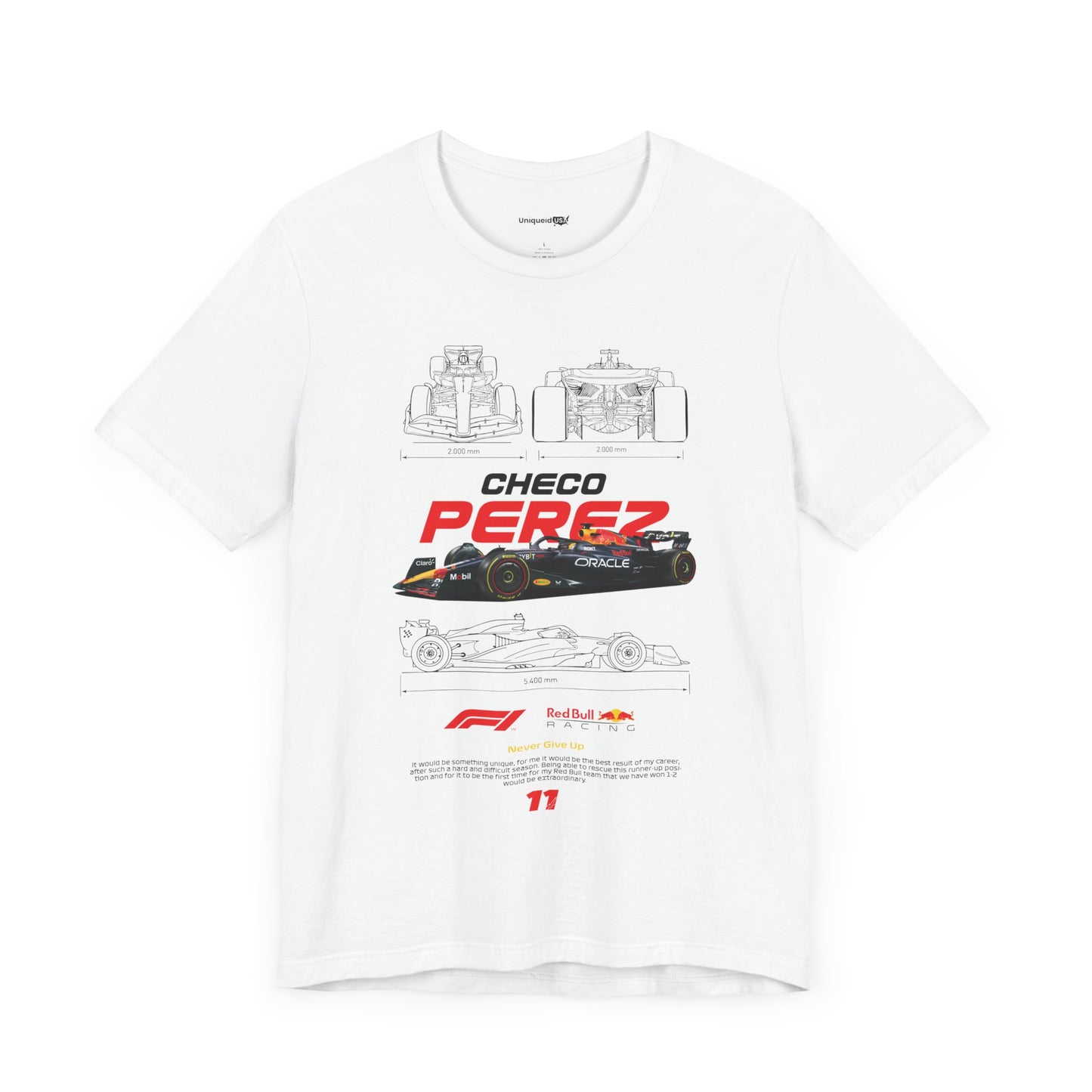 CHECO PEREZ F1 Unisex Jersey Short Sleeve Tee