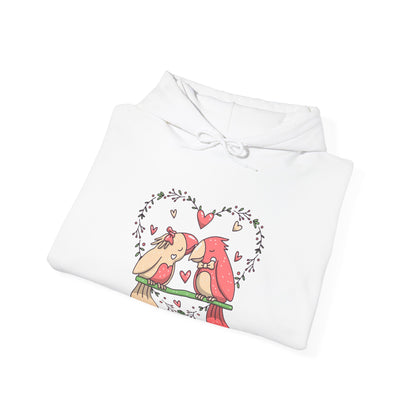 Love Birds Unisex Heavy Blend™ Hooded Sweatshirt