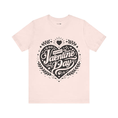 Happy Valentine's Day Unisex Jersey Short Sleeve Tee