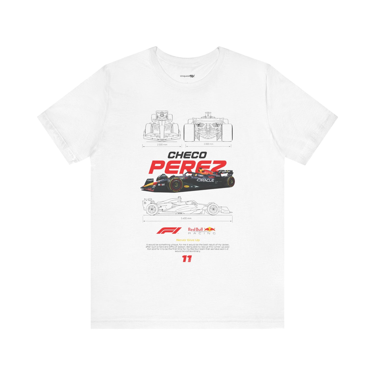 CHECO PEREZ F1 Unisex Jersey Short Sleeve Tee