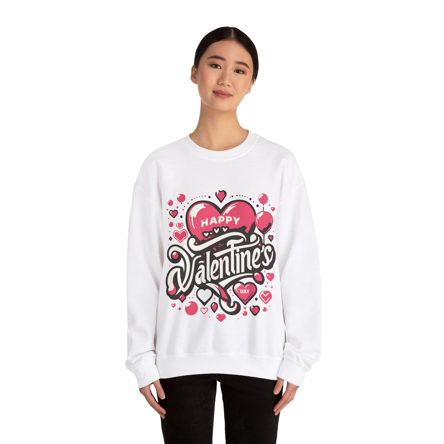 Happy Valentine's Day Unisex Heavy Blend™ Crewneck Sweatshirt