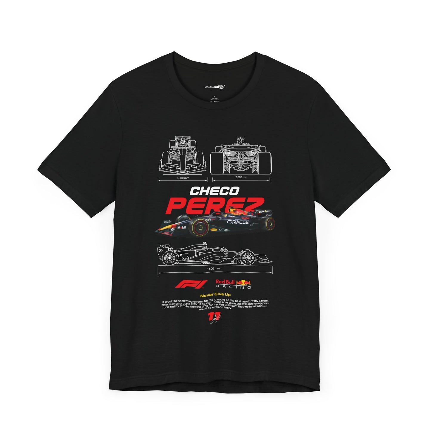 CHECO PEREZ F1 Unisex Jersey Short Sleeve Tee