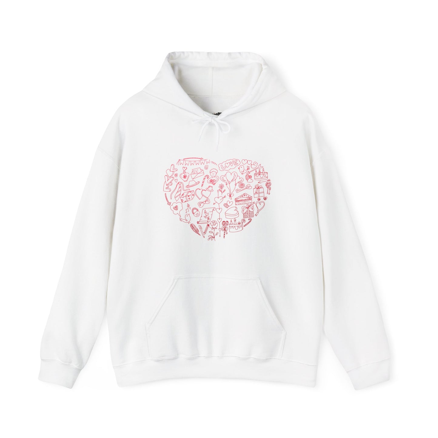 Heart Shape Unisex Heavy Blend™ Hooded Sweatshirt