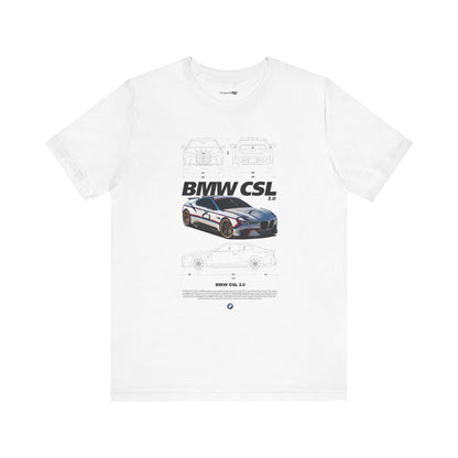 BMW CSL Unisex Jersey Short Sleeve Tee