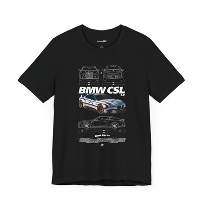 BMW CSL Unisex Jersey Short Sleeve Tee