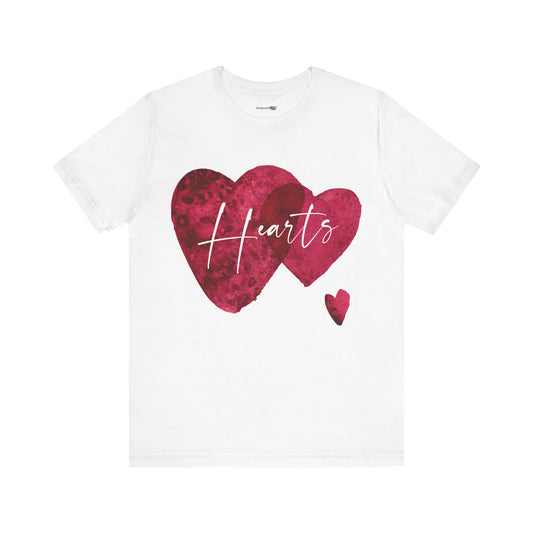 Hearts Unisex Jersey Short Sleeve Tee