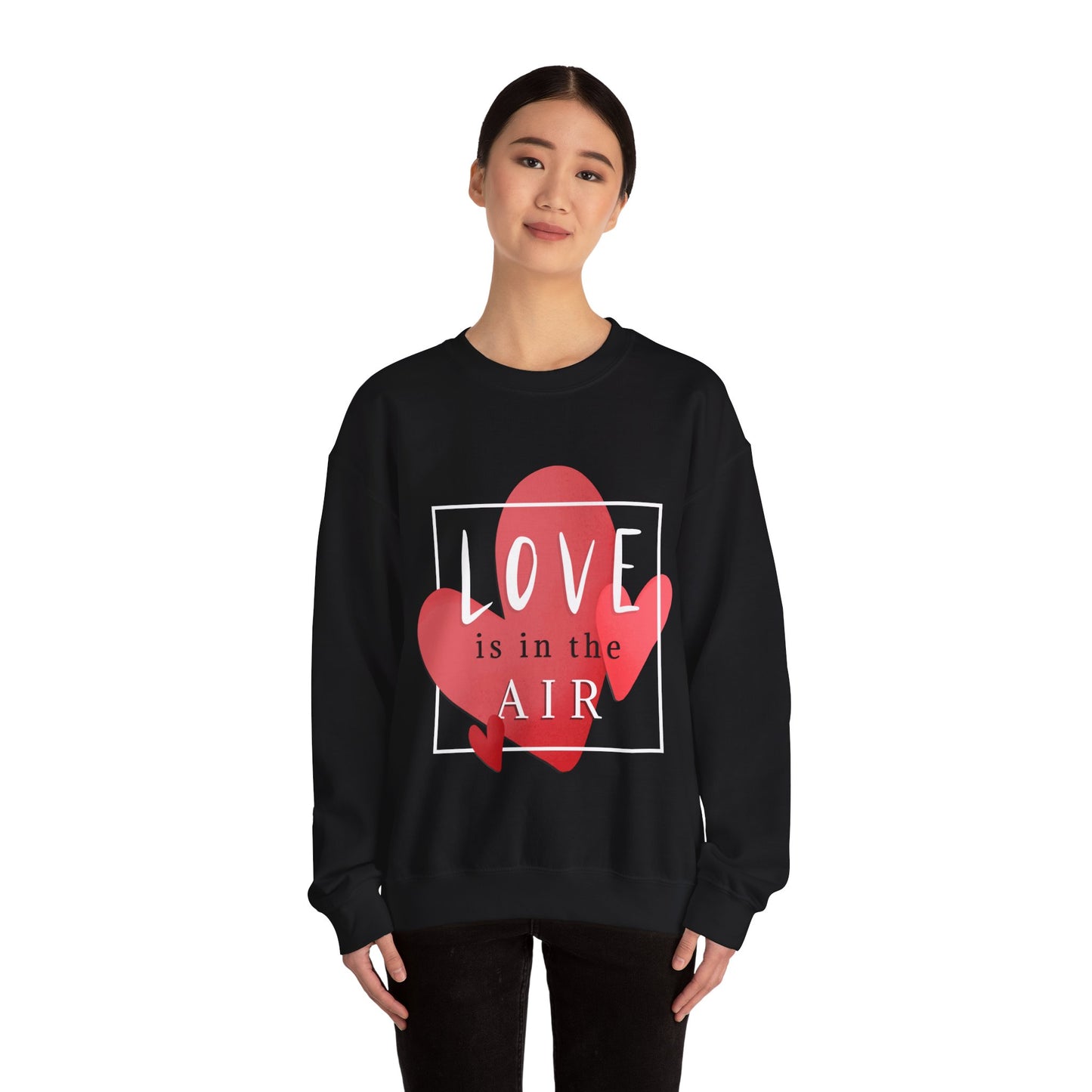 Love Is In The Air Unisex Heavy Blend™ Crewneck Sweatshirt