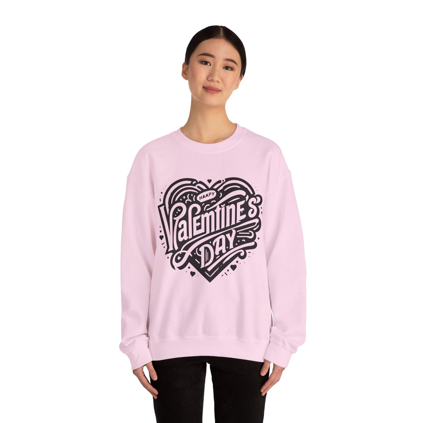 Happy Valentine's Day Unisex Heavy Blend™ Crewneck Sweatshirt