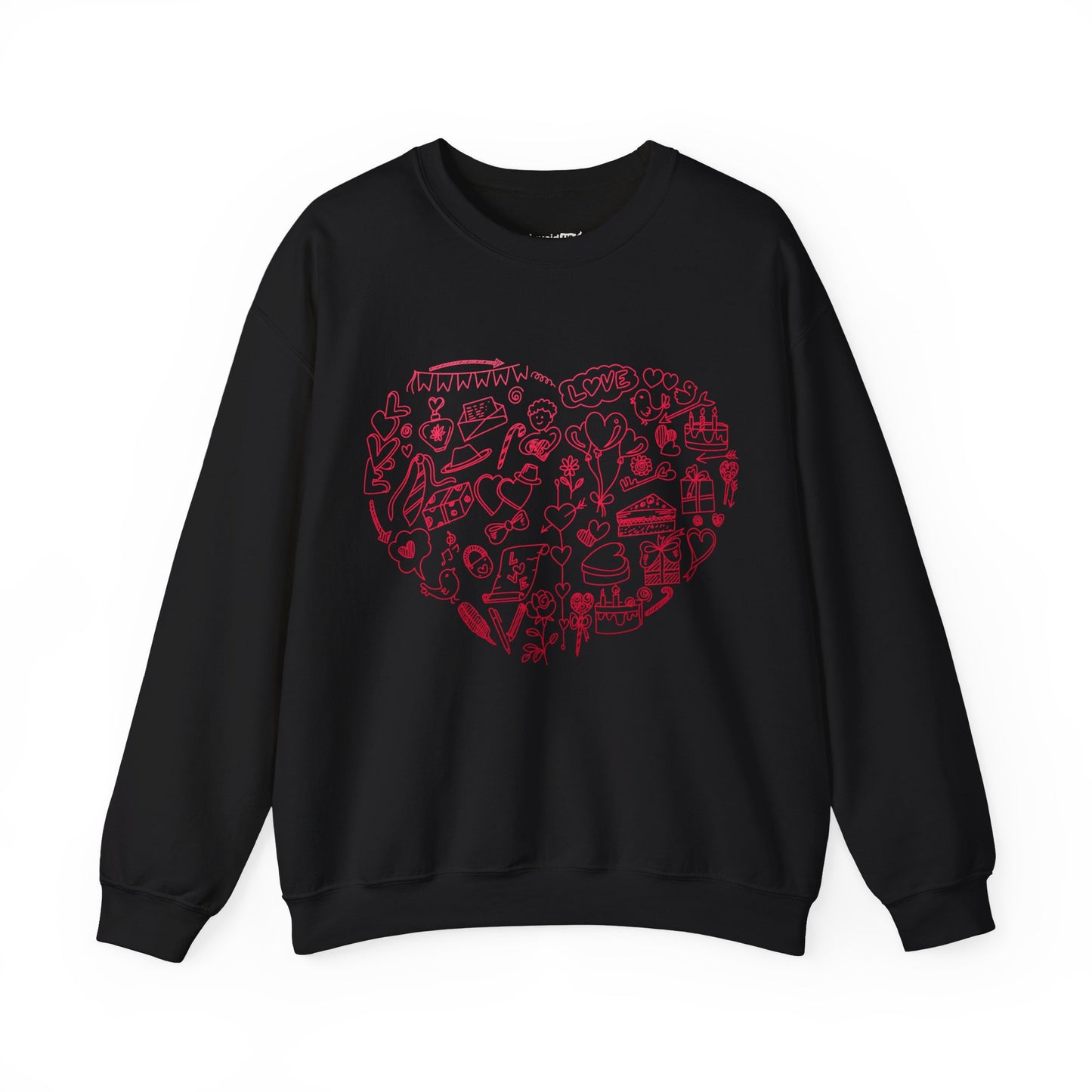 Love Doodle Unisex Heavy Blend™ Crewneck Sweatshirt